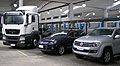 Volkswagen Amarok, Tiguan y camión MAN.