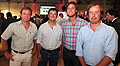 Iván Frommel, Nicolás Corallo, Fernando Etchegorry y Marcelo Falco