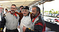 El Presidente Mujica en el autódromo de El Pinar