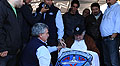 El Presidente Mujica en el autódromo de El Pinar