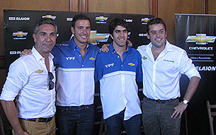 Pilotos Cyro Fontes, Franco Vivian, Matías Muñoz Marchesi y Martín Cánepa
