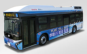 El ómnibus cero-emisiones de Toyota y Hino