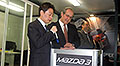Guillermo Arrieta y Arito Taniguchi, Gerente Regional de Mazda para América Latina, América Central y El Caribe